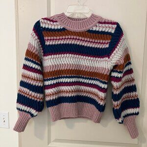 Chunky Knit Striped Sweater